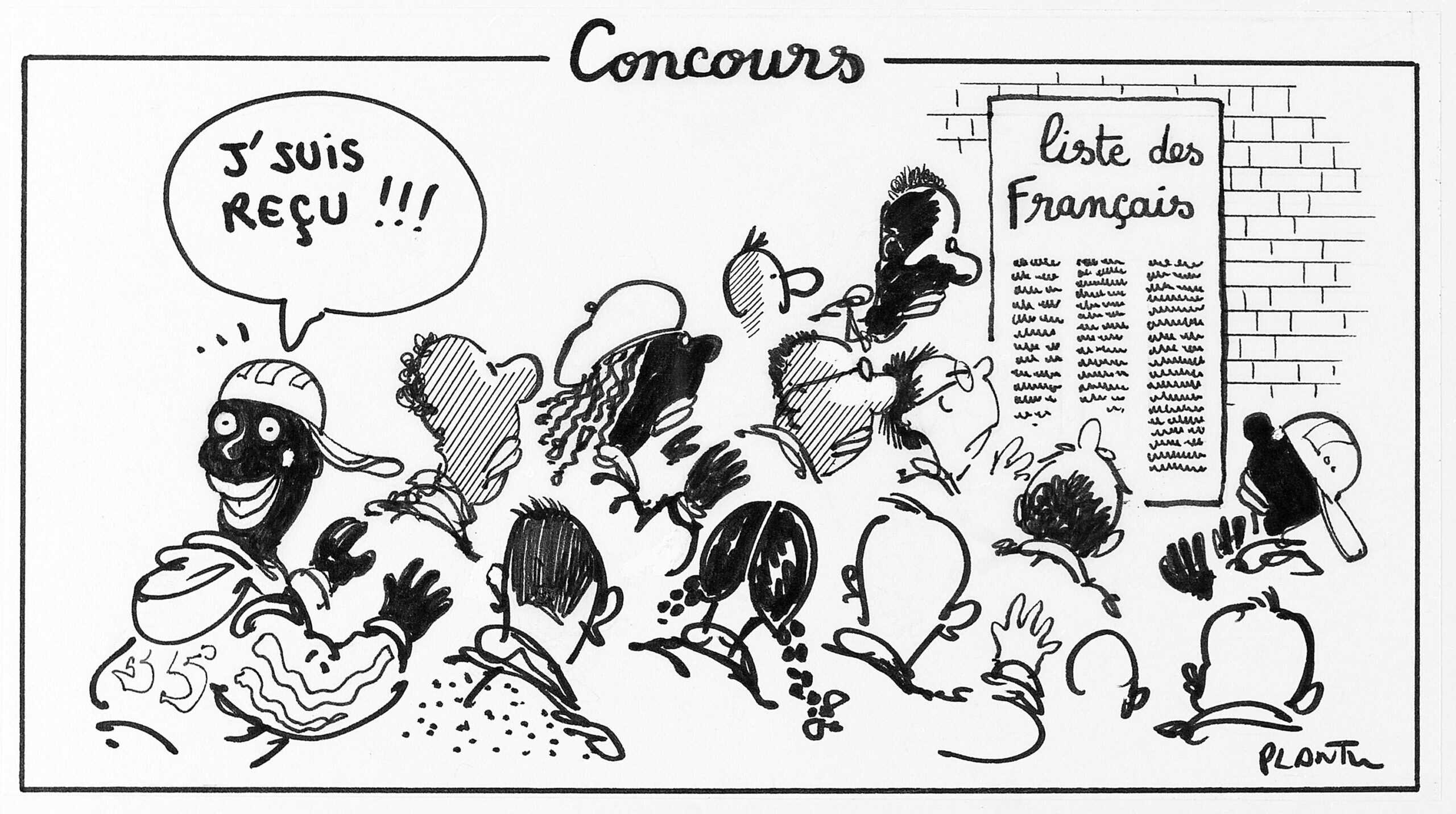 Élément illustrant la diversité culturelle et le renouvellement social dans une scène de classe.