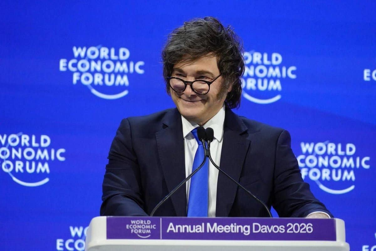 Milei défend la liberté économique lors du Forum de Davos 2026.