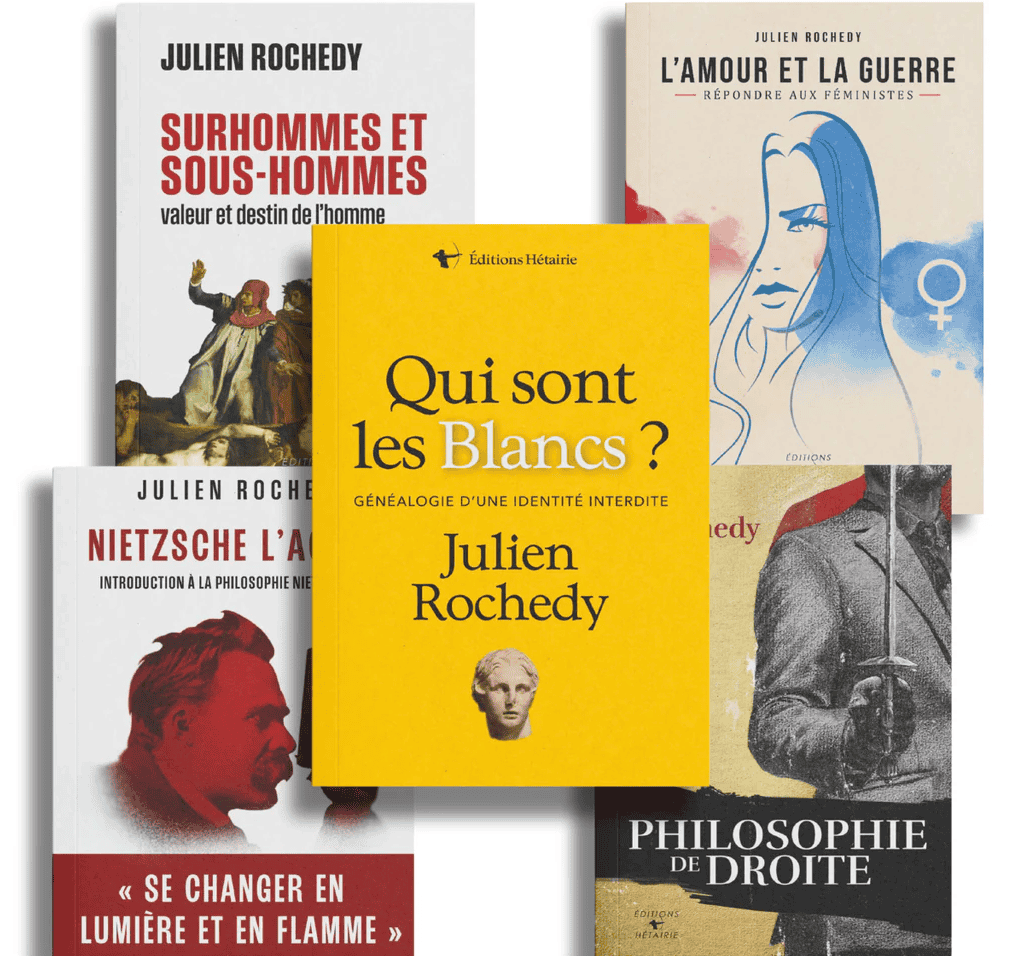 Penseur français Julien Rochedy, spécialiste des questions d'identité et de culture européennes.