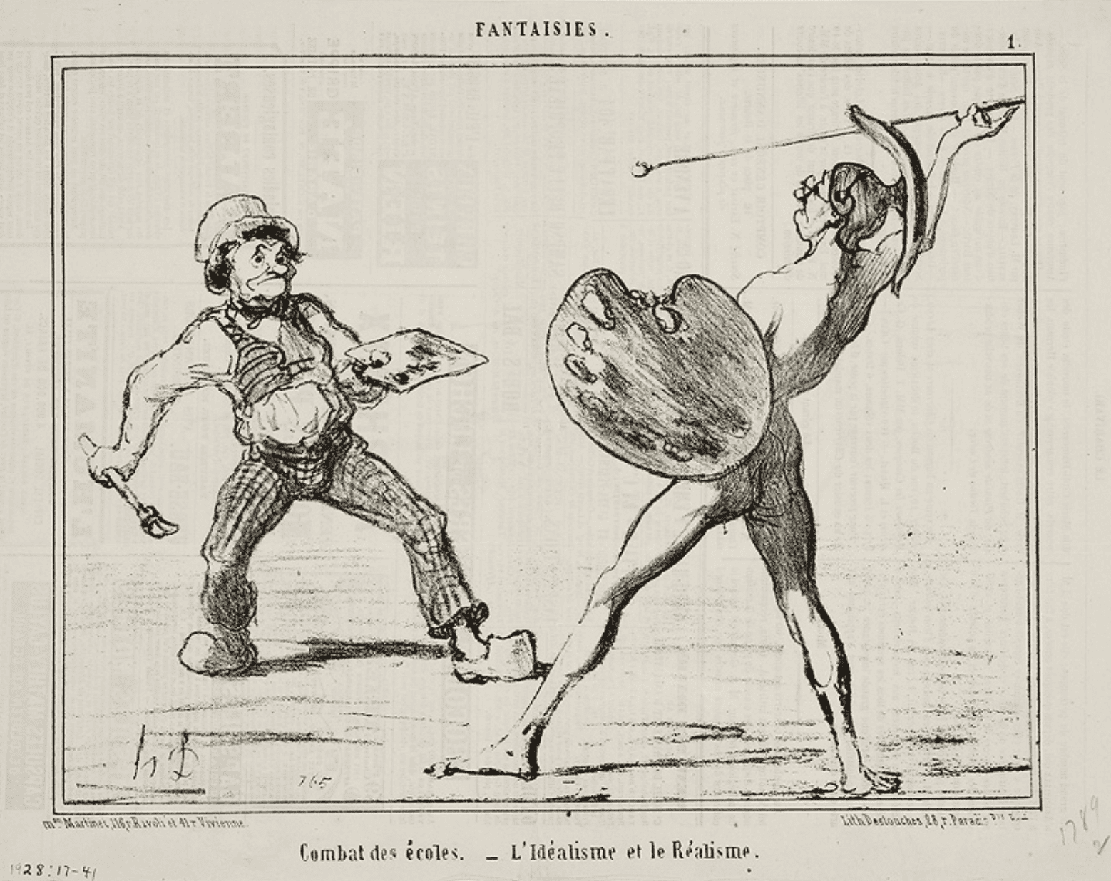 Illustration d'un combat entre deux personnages, symbolisant idéologies opposées.