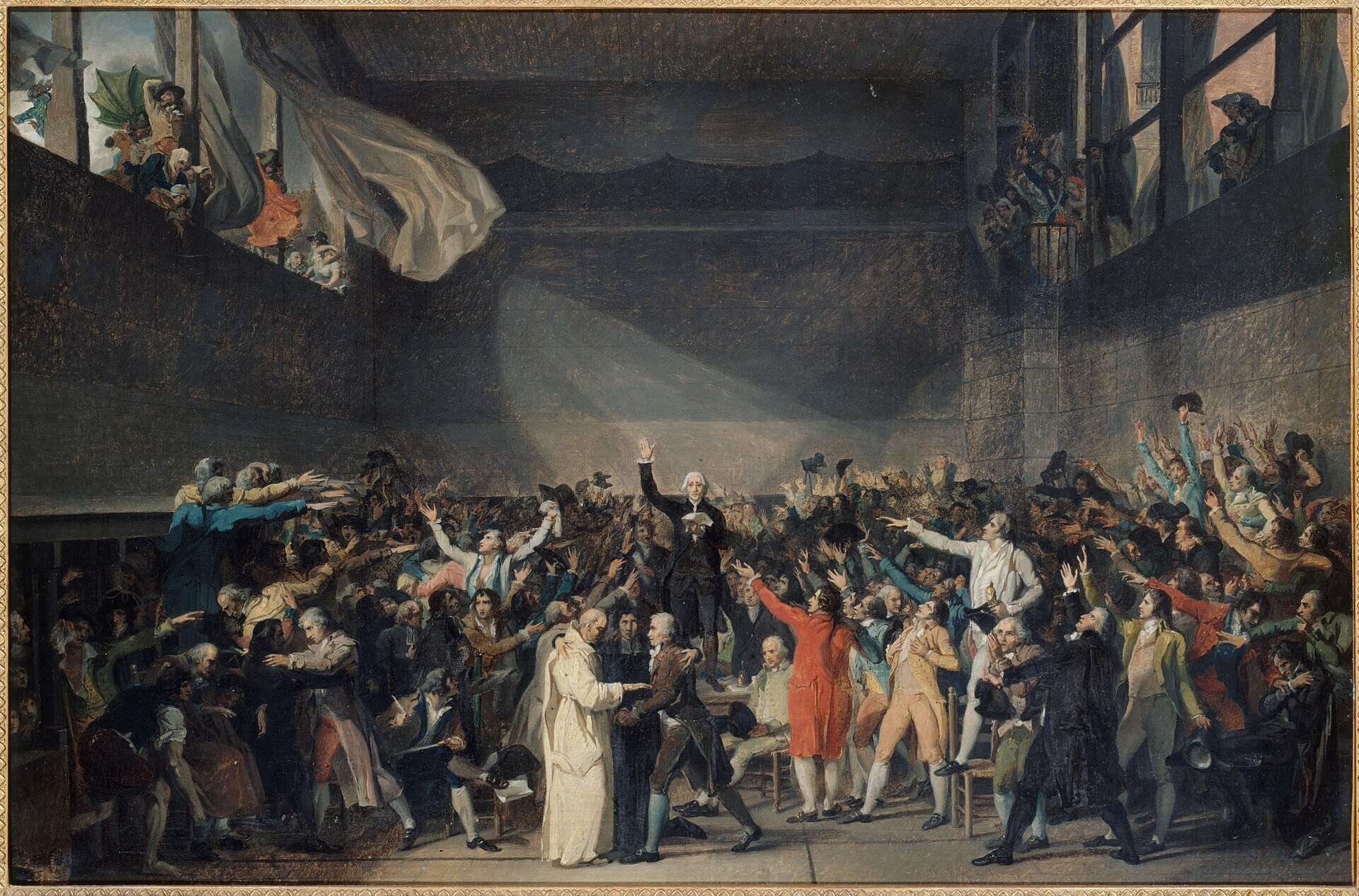 Le Serment du Jeu de paume par Jacques-Louis David