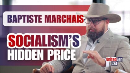Homme en chapeau, texte sur socialisme