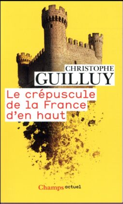 Couverture livre château en ruine fond jaune