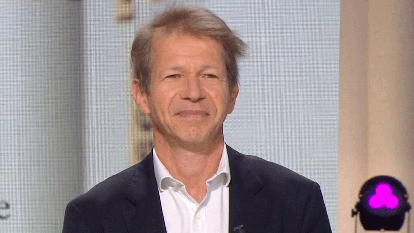 Jean-Marc-Jancovici sur le plateau télé de Quotidien de Yann Barthès sur TMC