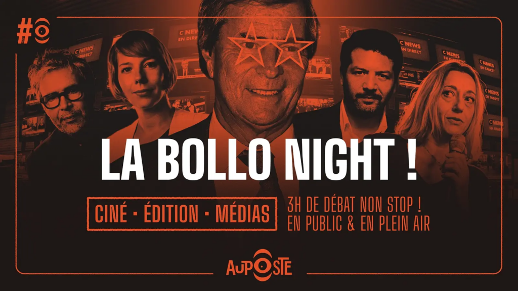 Affiche événement La Bollo Night débat médias