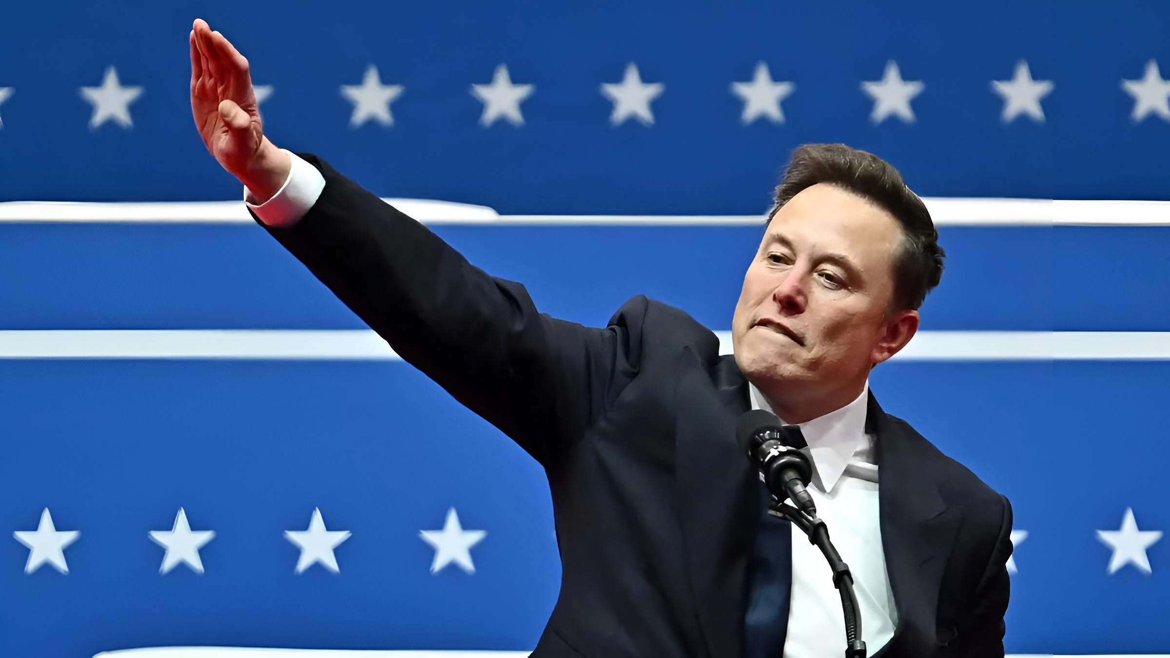 Le salut romain d'Elon Musk.